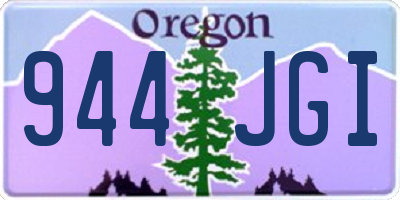 OR license plate 944JGI