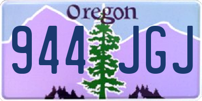 OR license plate 944JGJ