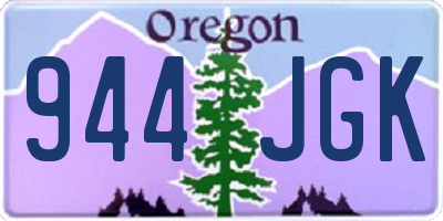 OR license plate 944JGK
