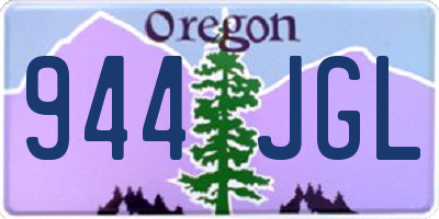 OR license plate 944JGL