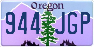 OR license plate 944JGP