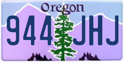 OR license plate 944JHJ