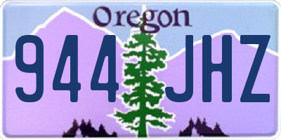 OR license plate 944JHZ