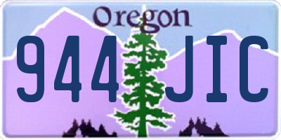 OR license plate 944JIC