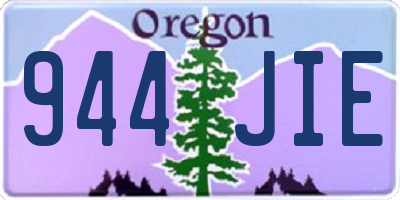 OR license plate 944JIE