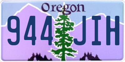 OR license plate 944JIH