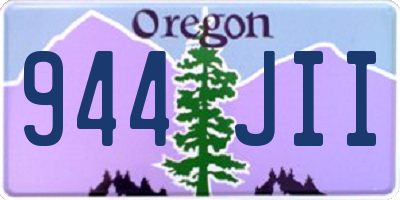 OR license plate 944JII