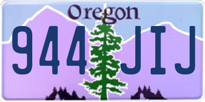 OR license plate 944JIJ