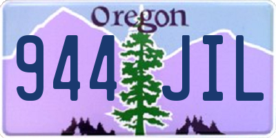 OR license plate 944JIL