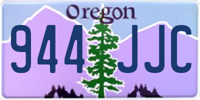 OR license plate 944JJC