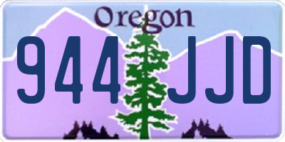 OR license plate 944JJD