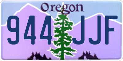 OR license plate 944JJF