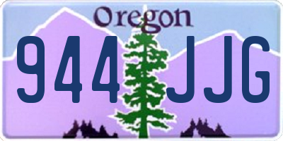 OR license plate 944JJG