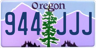 OR license plate 944JJJ
