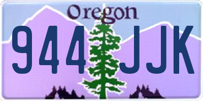 OR license plate 944JJK