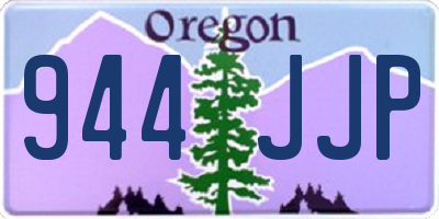 OR license plate 944JJP