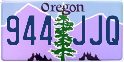 OR license plate 944JJQ