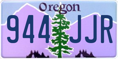 OR license plate 944JJR