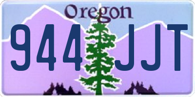 OR license plate 944JJT