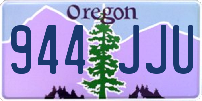 OR license plate 944JJU