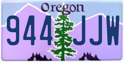 OR license plate 944JJW