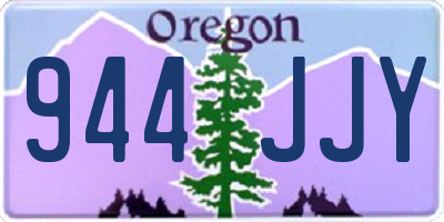 OR license plate 944JJY