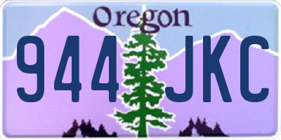 OR license plate 944JKC