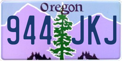 OR license plate 944JKJ