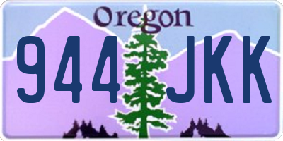 OR license plate 944JKK