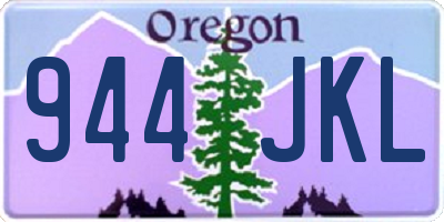 OR license plate 944JKL