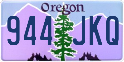 OR license plate 944JKQ