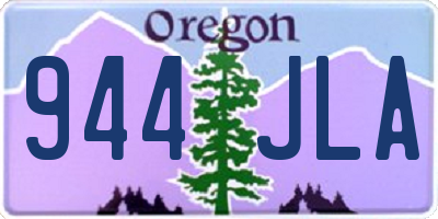 OR license plate 944JLA