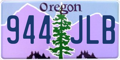 OR license plate 944JLB