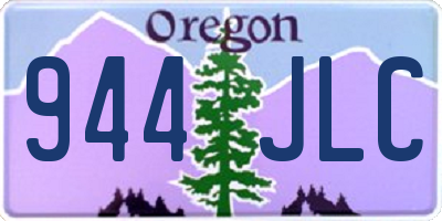 OR license plate 944JLC