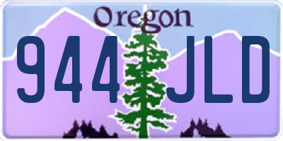 OR license plate 944JLD