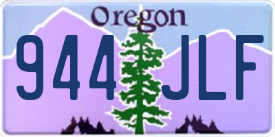 OR license plate 944JLF