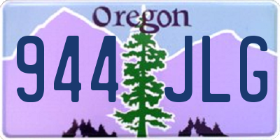 OR license plate 944JLG