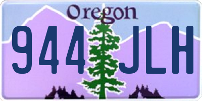 OR license plate 944JLH