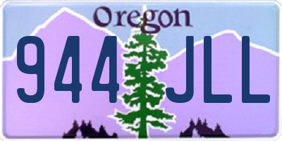 OR license plate 944JLL