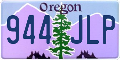OR license plate 944JLP