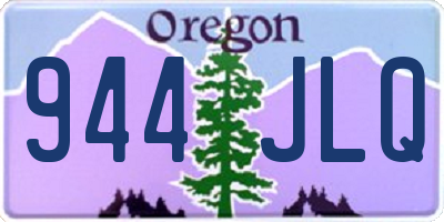 OR license plate 944JLQ