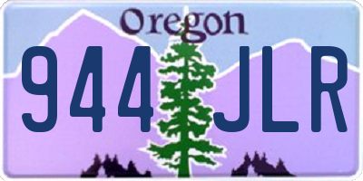 OR license plate 944JLR