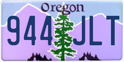 OR license plate 944JLT
