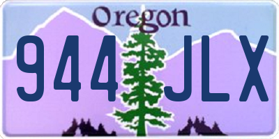 OR license plate 944JLX