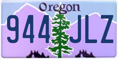 OR license plate 944JLZ