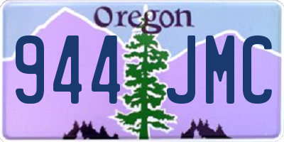 OR license plate 944JMC
