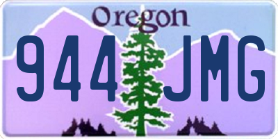 OR license plate 944JMG