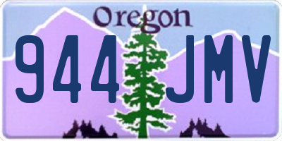 OR license plate 944JMV