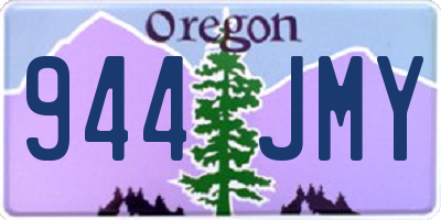 OR license plate 944JMY
