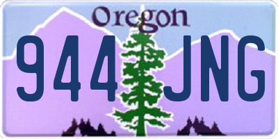 OR license plate 944JNG